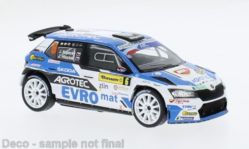 Skoda Fabia Rally2 Evo No.6 Barum Rally Zlin 2021 Kopecky/Hlousek - 1:43